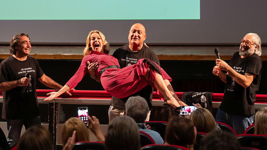 Buona la prima. Sul palco. Claudia Gerini