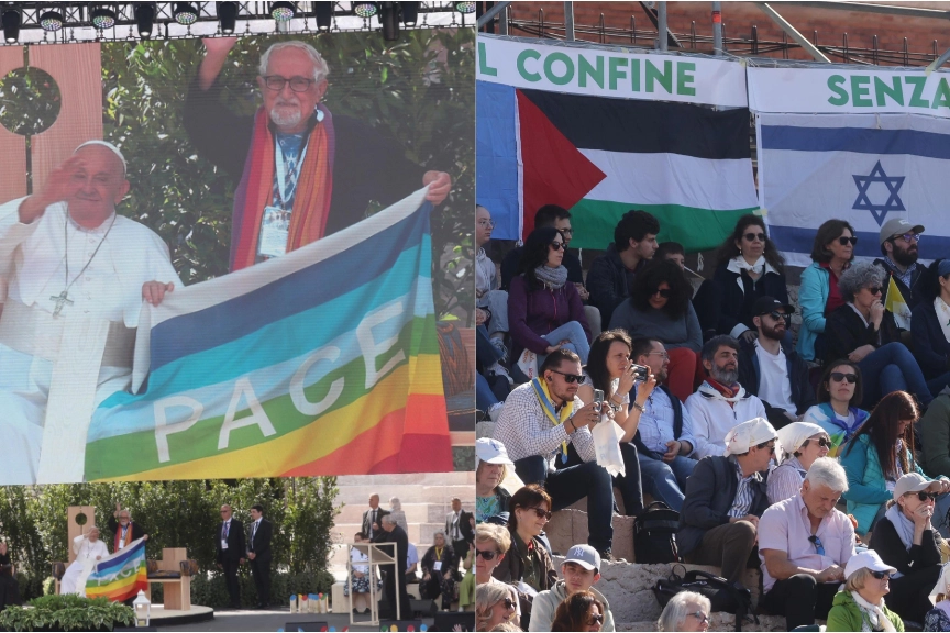 Papa Francesco all'incontro "Arena di Pace" a Verona