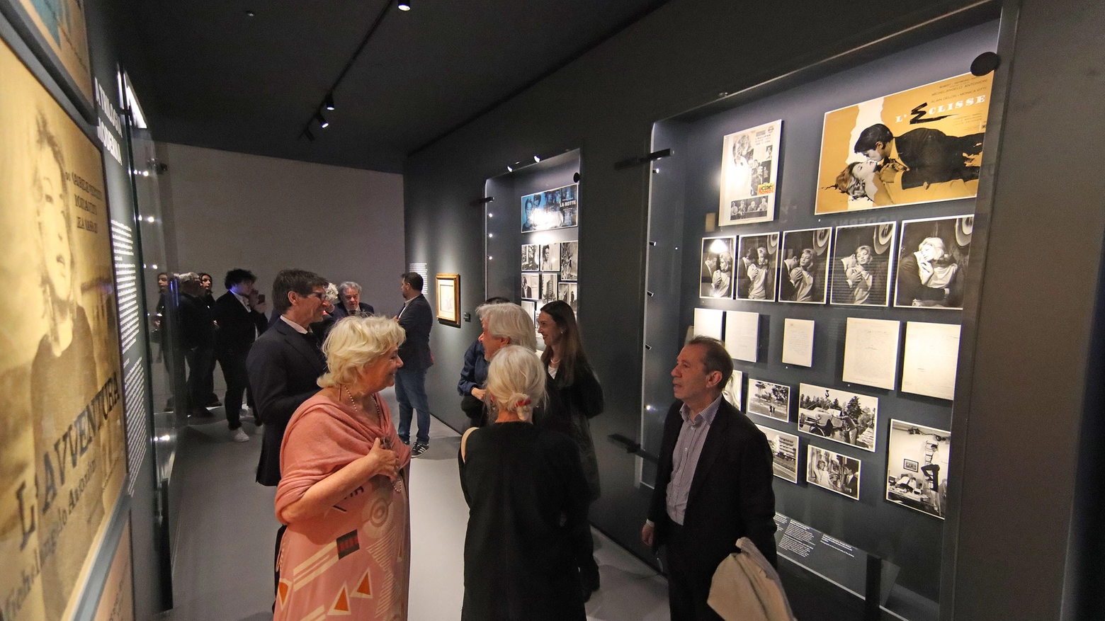 Lo spazio Antonioni, un momento dell'inaugurazione (foto Bp)