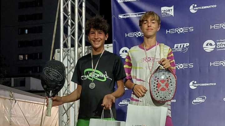 Il faentino Leonardo Millefiori numero due al mondo di beach tennis under 14