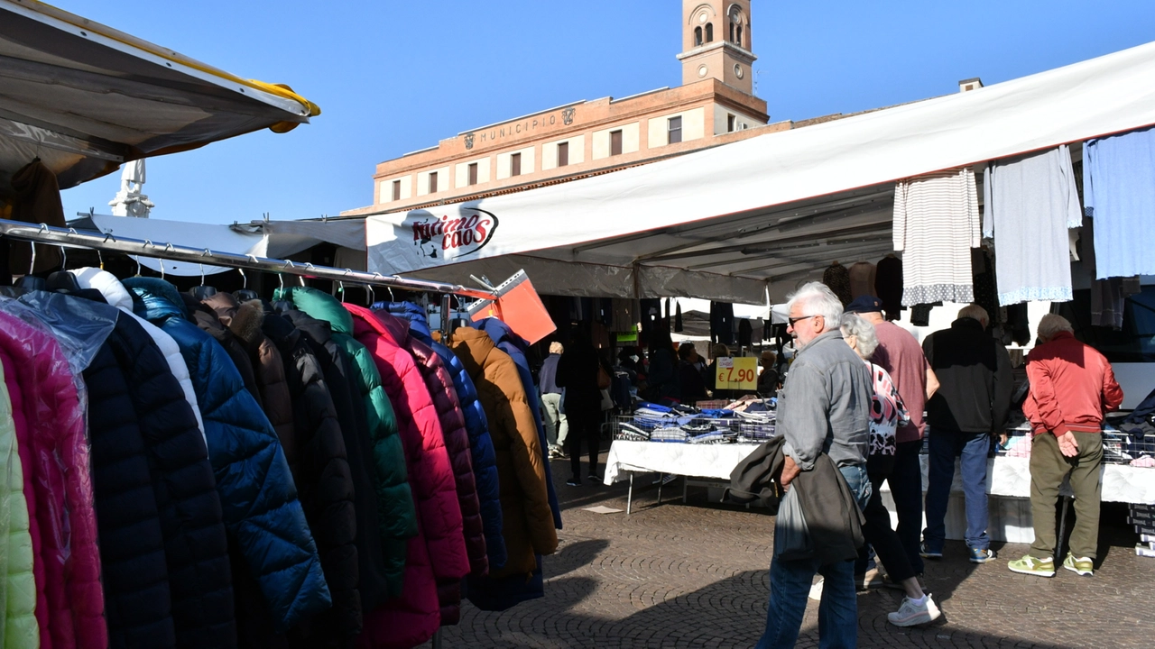 Il mercato di Piazza Saffi