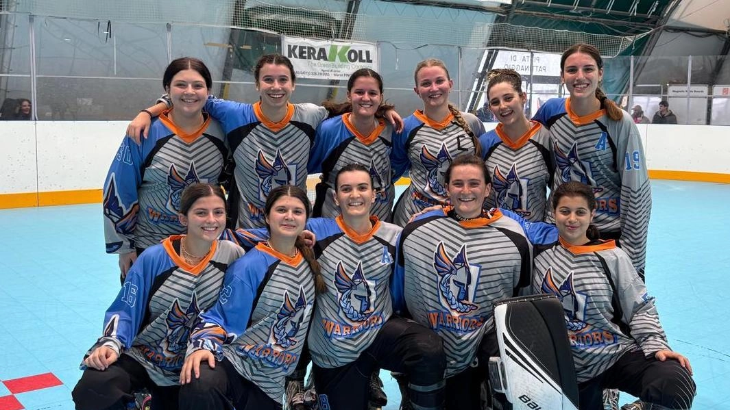 Il team femminile del Ferrara Hockey in Line