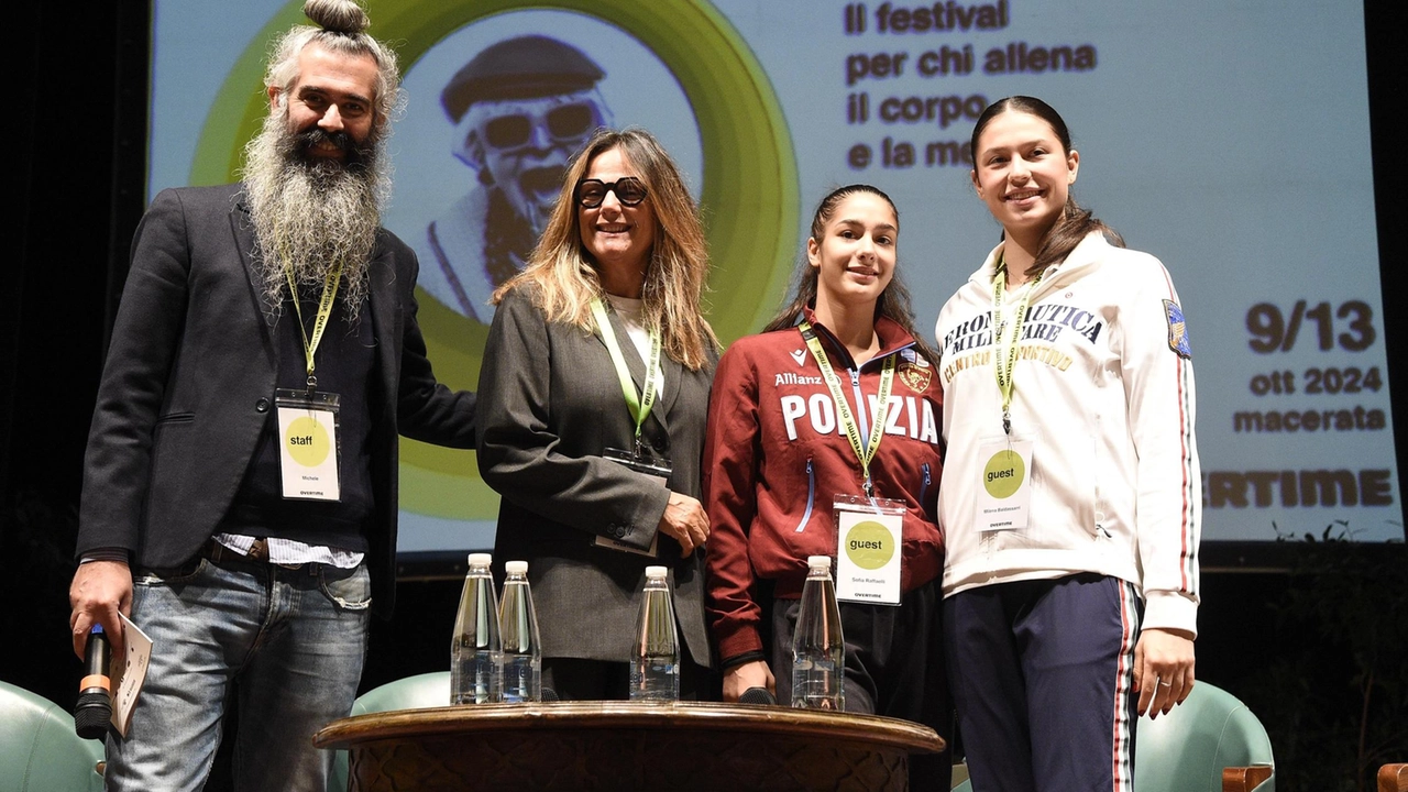 Michele Spagnuolo, Lucia Blini, Sofia Raffaeli e Milena Baldassarri