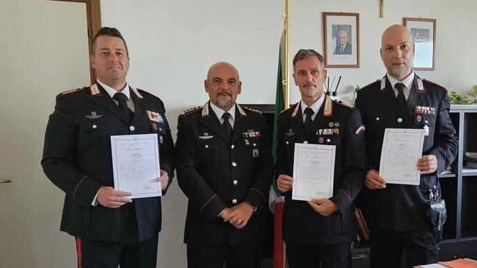 Il militare premiato per le indagini su una banda di ladri