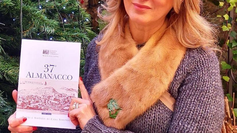 Maria Cristina Rossi. direttrice della casa per anziani Quisisana, con l’Almanacco di cui ospiterà e condurrà la presentazione