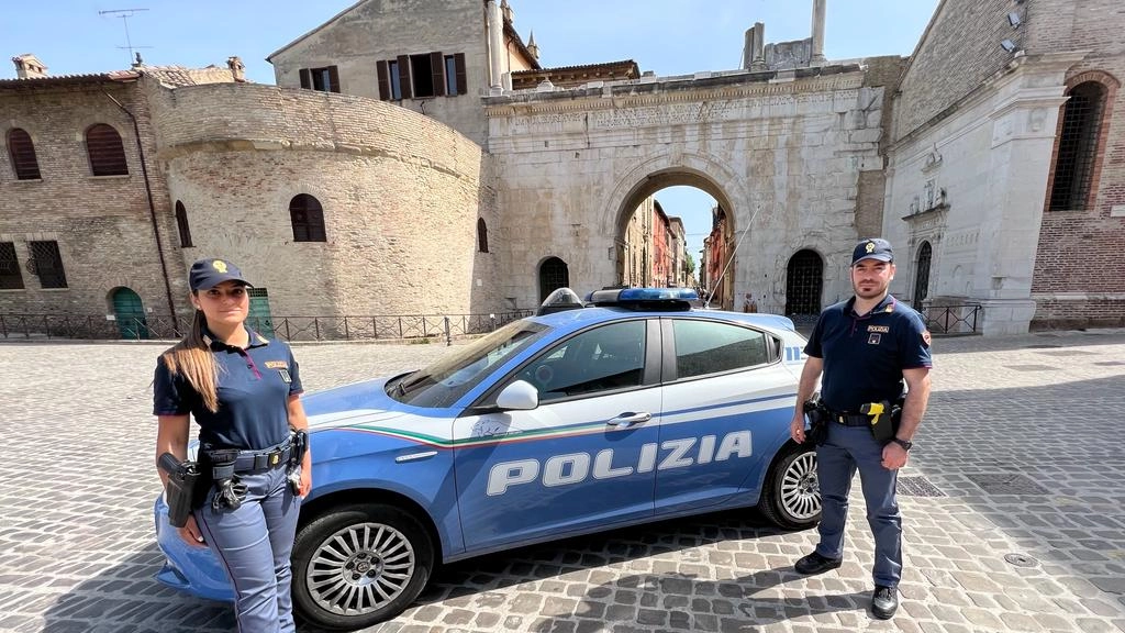 La Volante della Polizia al Pincio