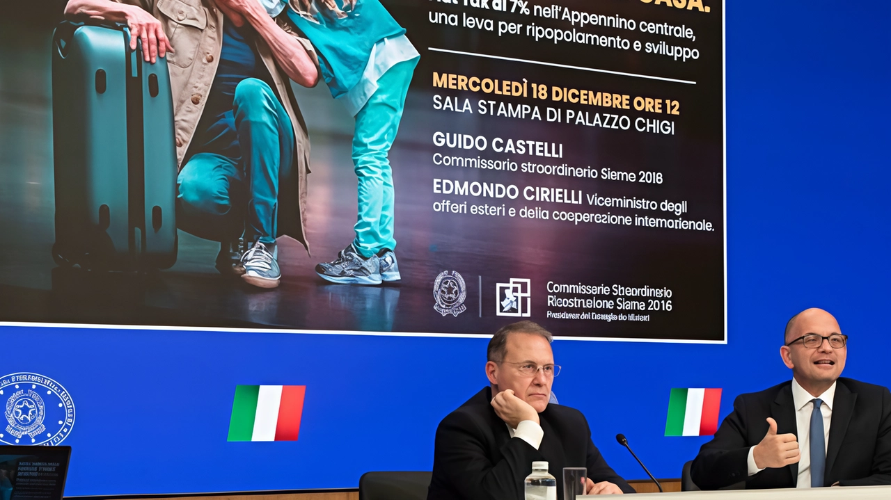 La presentazione della misura fiscala dedicata ai pensionati per ripopolare l’Appennino