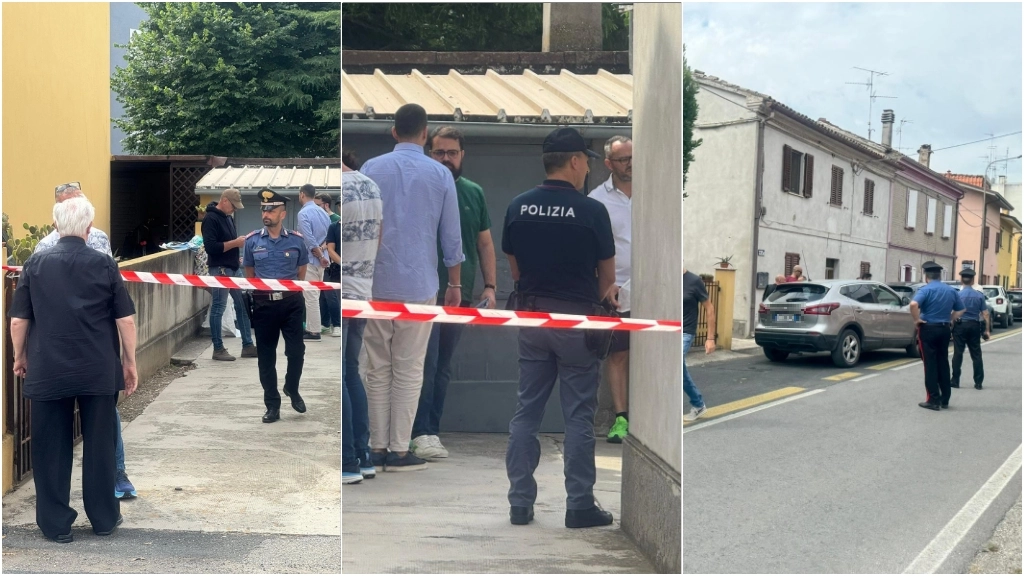 Duplice omicidio a Fano: trovati morti i coniugi Ricci. Sono stati uccisi nella loro abitazione (Foto Petrelli)