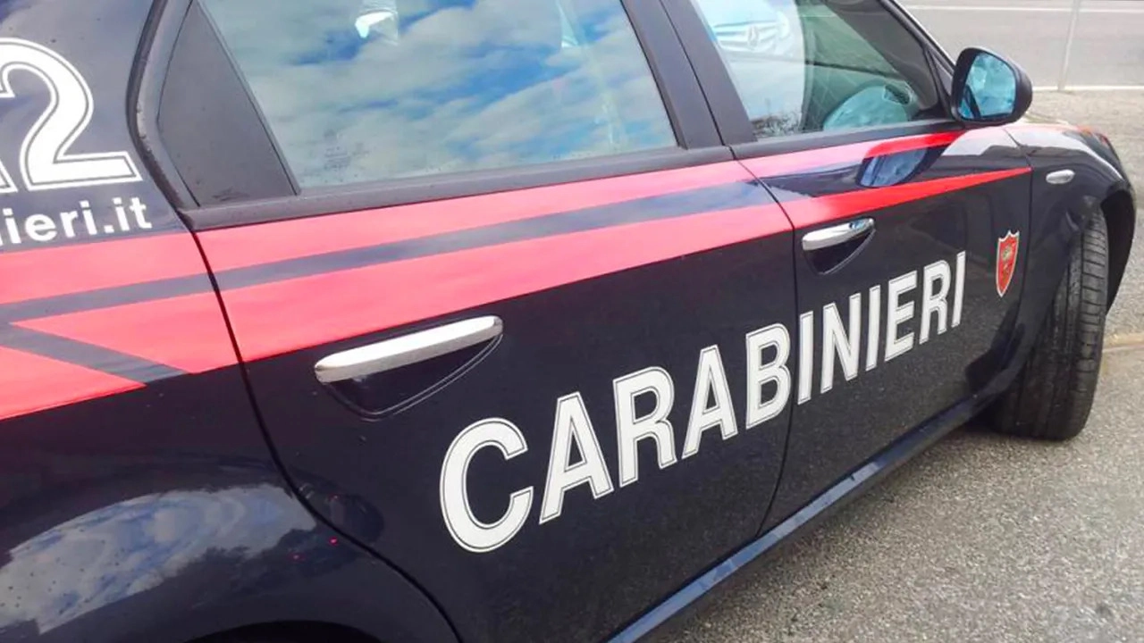 Una pattuglia dei carabinieri hanno fermato un 24enne italiano a Sala Baganza