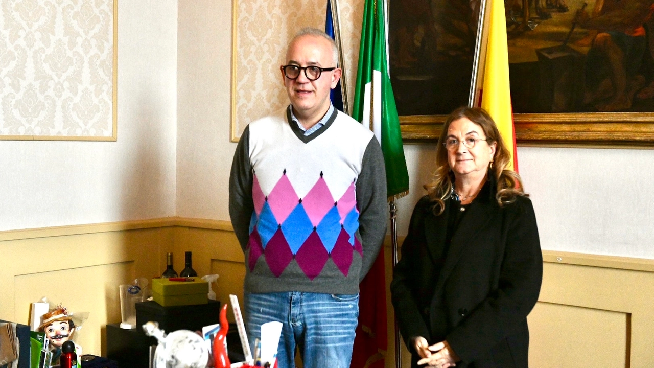 Il sindaco Ciarapica e il prefetto Fusiello (Foto De Marco)