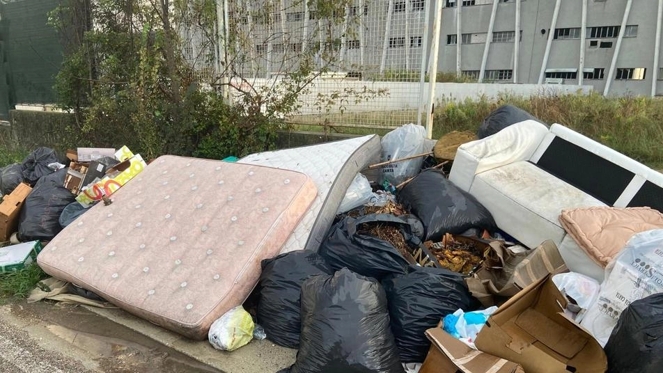 La denuncia delle Guardie eco ambientali per il cumulo di rifiuti lasciati giusto in mezzo alla strada in zona ex Cartiera: "Chi vuole diventare volontario ci contatti" .