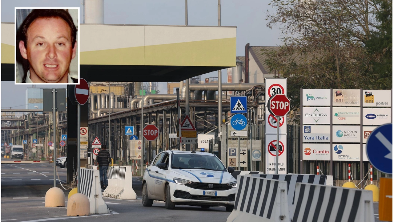 L’ingresso del Petrolchimico teatro dell’infortunio mortale (Zani)