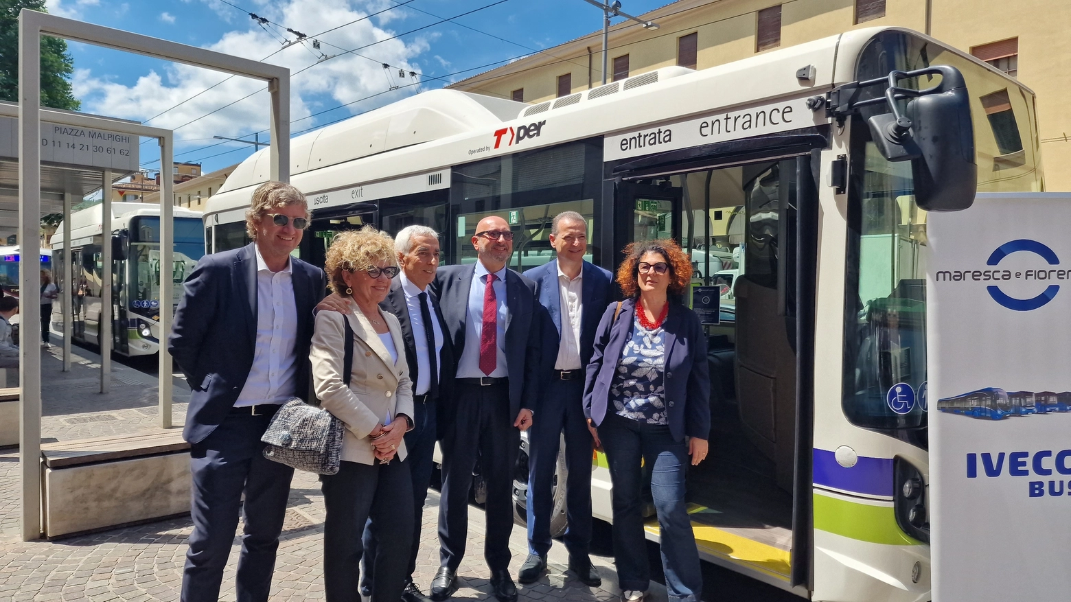 La nuova linea di bus elettrici che collegherà piazza Malpighi all'aeroporto Marconi