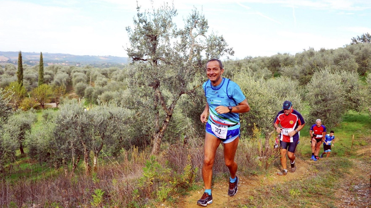 Gozi durante una maratona