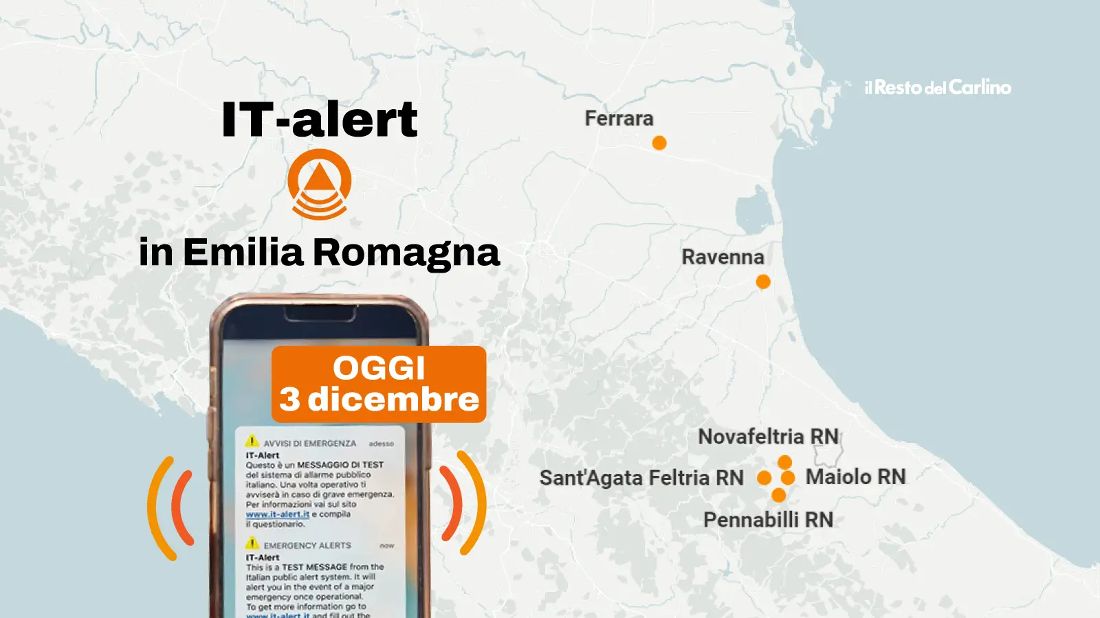 It Alert, la prima giornata di test: chi ha ricevuto il messaggio