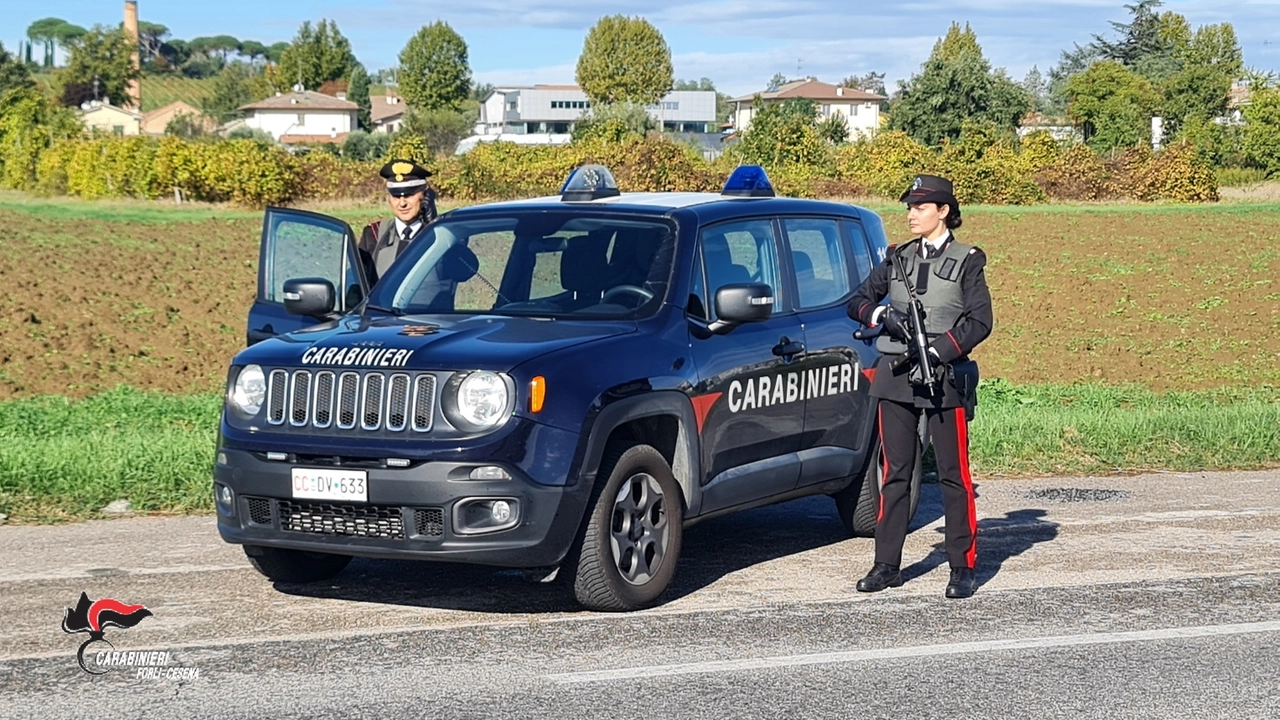 Posto di blocco dei carabinieri