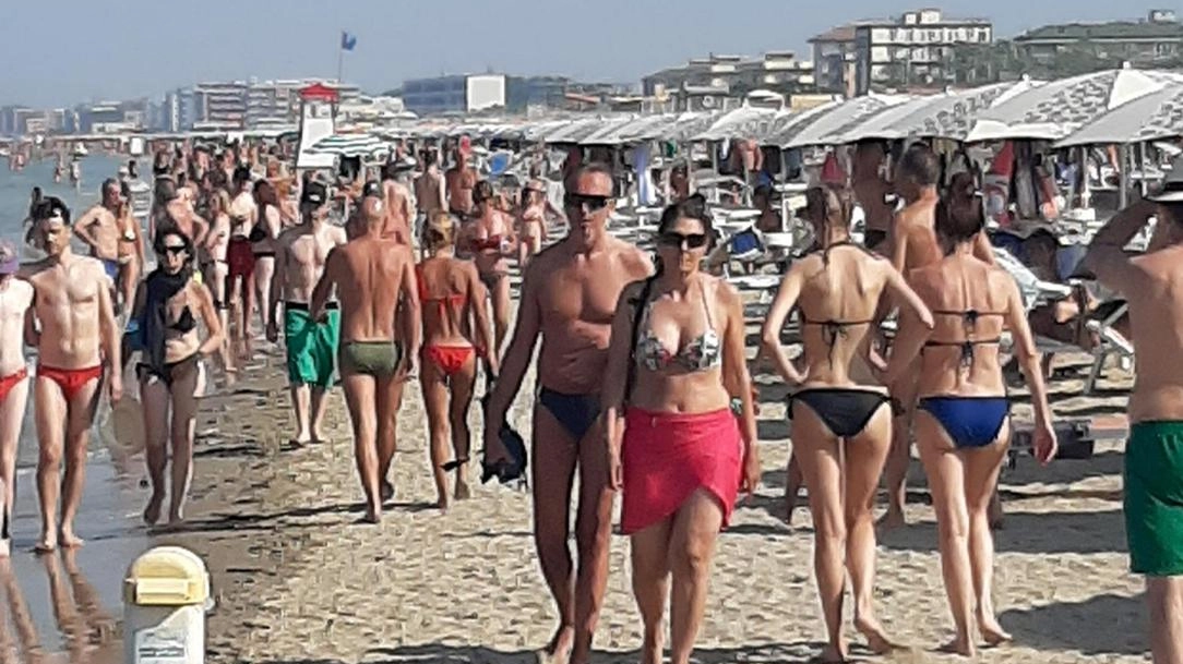 La spiaggia di Cesenatico