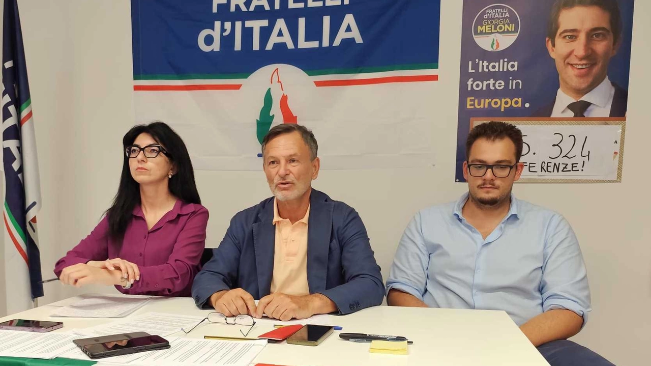 La consigliera Caldarone, il senatore Balboni e il coordinatore Guaraldi