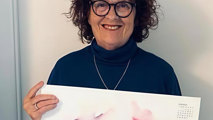 Matilde Menicozzi presenta il calendario artistico 2025 dedicato alla 