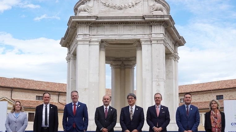 I ministri della sanità alla Mole Vanvitelliana di Ancona, dove si è tenuto il G7 Salute