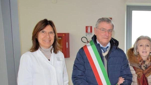 La delegazione di Jolanda di Savoia nell’ospedale di Cona