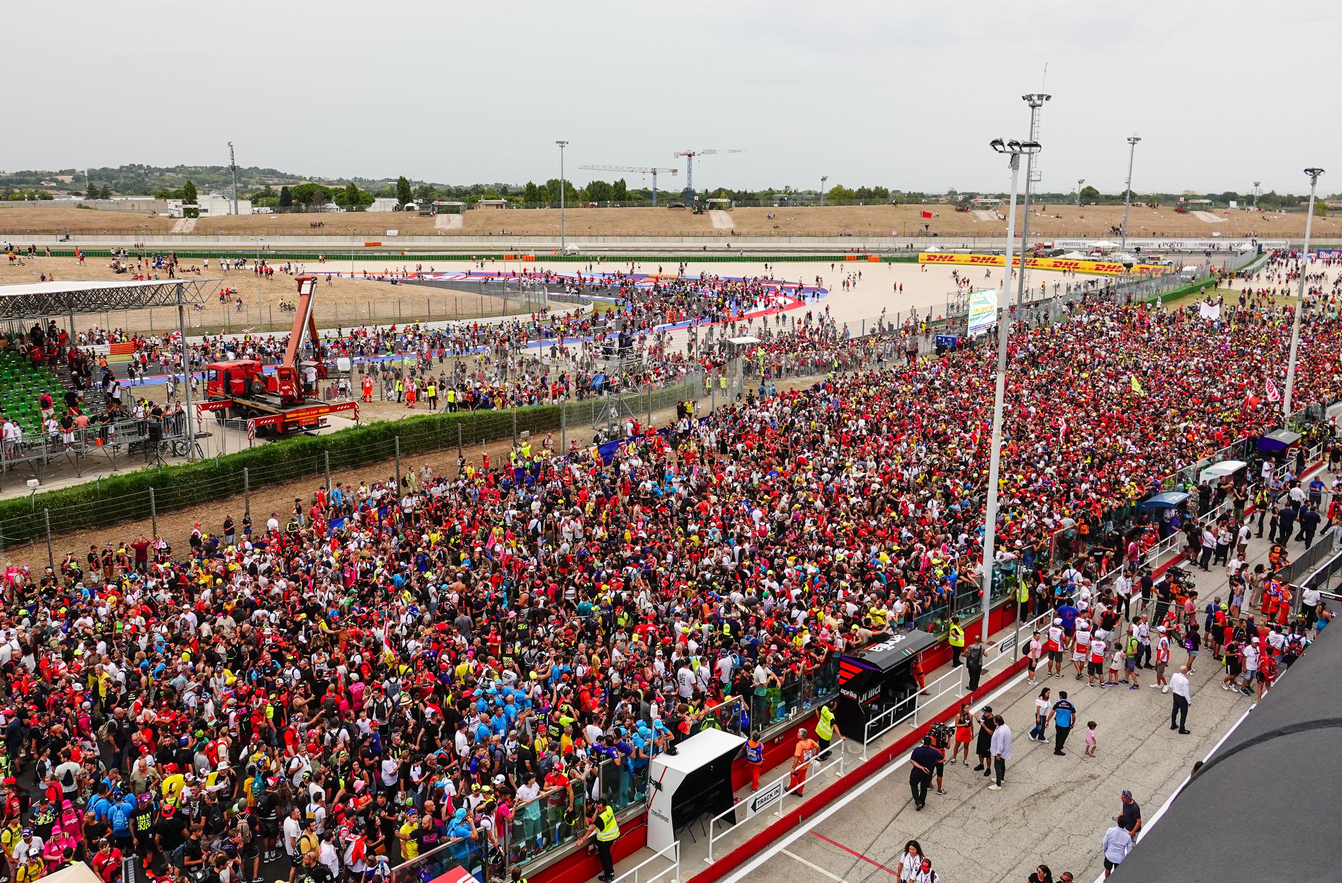 Misano da record: 164mila spettatori per la Motogp. E il 22 si replica