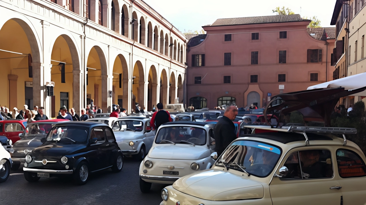 Domani a Meldola si terrà il 22° Raduno Fiat 500 ‘Città di Meldola’, aperto alle auto storiche. Ritrovo alle 8.30 per iscrizioni, partenza alle 10.30. Percorso nel centro storico e zone collinari con soste e pranzo sociale.