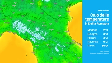 Neve in Emilia Romagna, cambia tutto: le previsioni meteo aggiornate