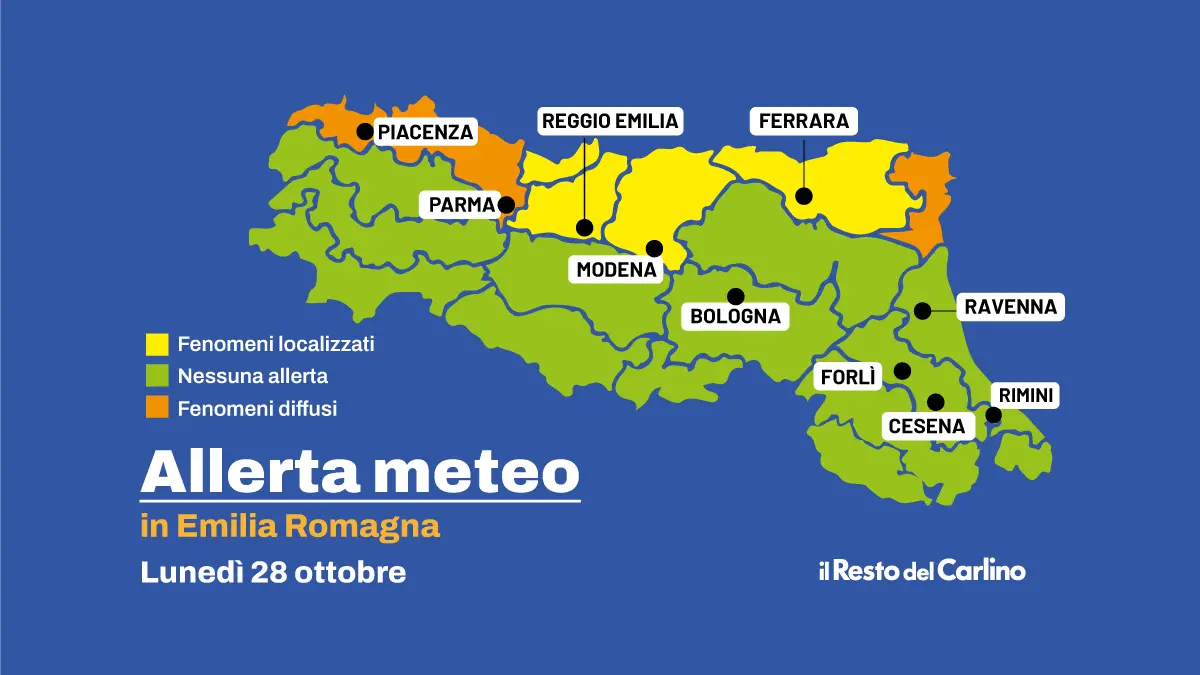 Frane e piene dei fiumi in Emilia Romagna: l’allerta meteo continua. E torna la nebbia