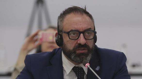 Il segretario di Stato agli Affari Esteri della Repubblica di San Marino, Luca Beccari