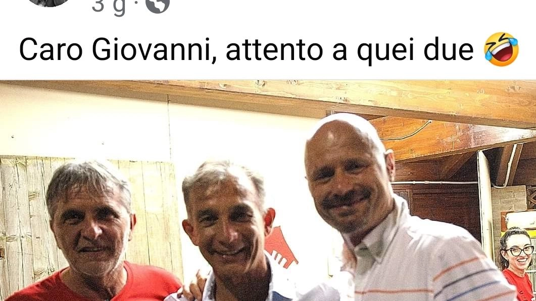 L’avvocato ed ex candidato sindaco per il centrodestra immortalato con il suo assistito Carletti "I rapporti umani sono una cosa, l’ideologia un’altra. E per costruire bisogna dialogare".