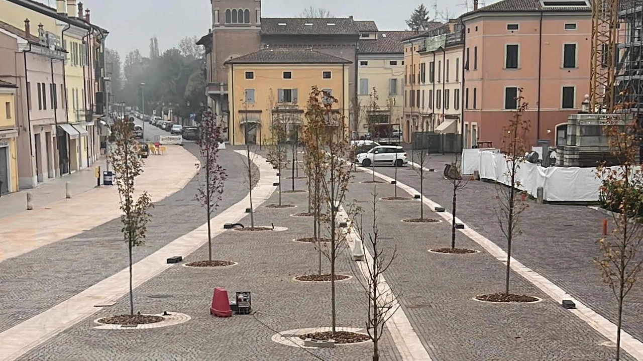 Piazza Garibaldi a Finale Emilia