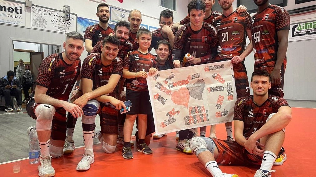 Una foto della squadra di Serie B maschile della Villa d’Oro