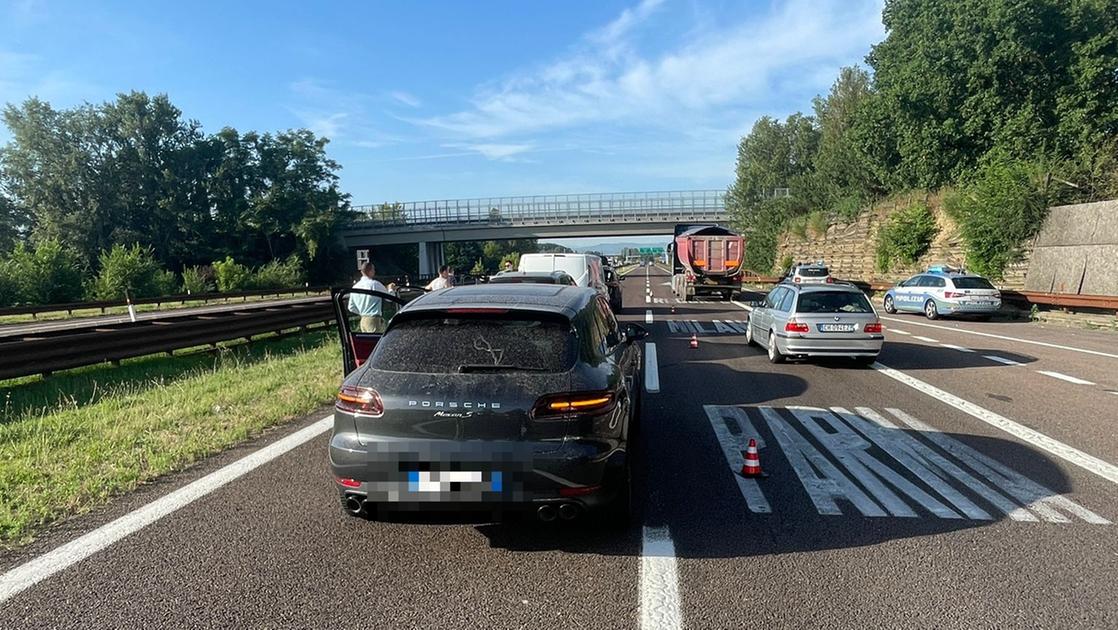 Incidente in A1 a Modena: nove persone coinvolte