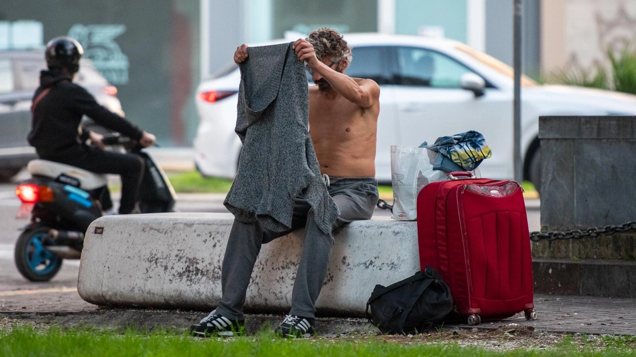 Gruppetti nella zona del parco della Resistenza