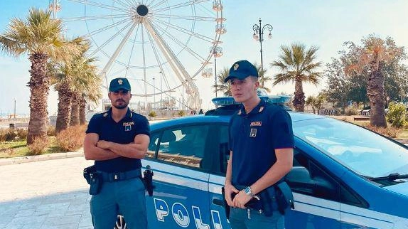 La polizia a Cesenatico