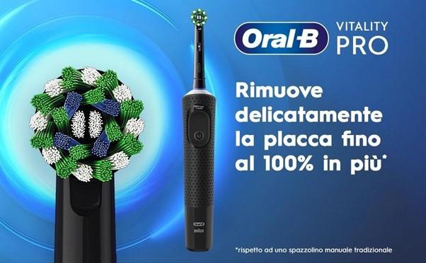 Oral B Vitality Pro: lo spazzolino elettrico è in offerta su Amazon, il prezzo è ottimo