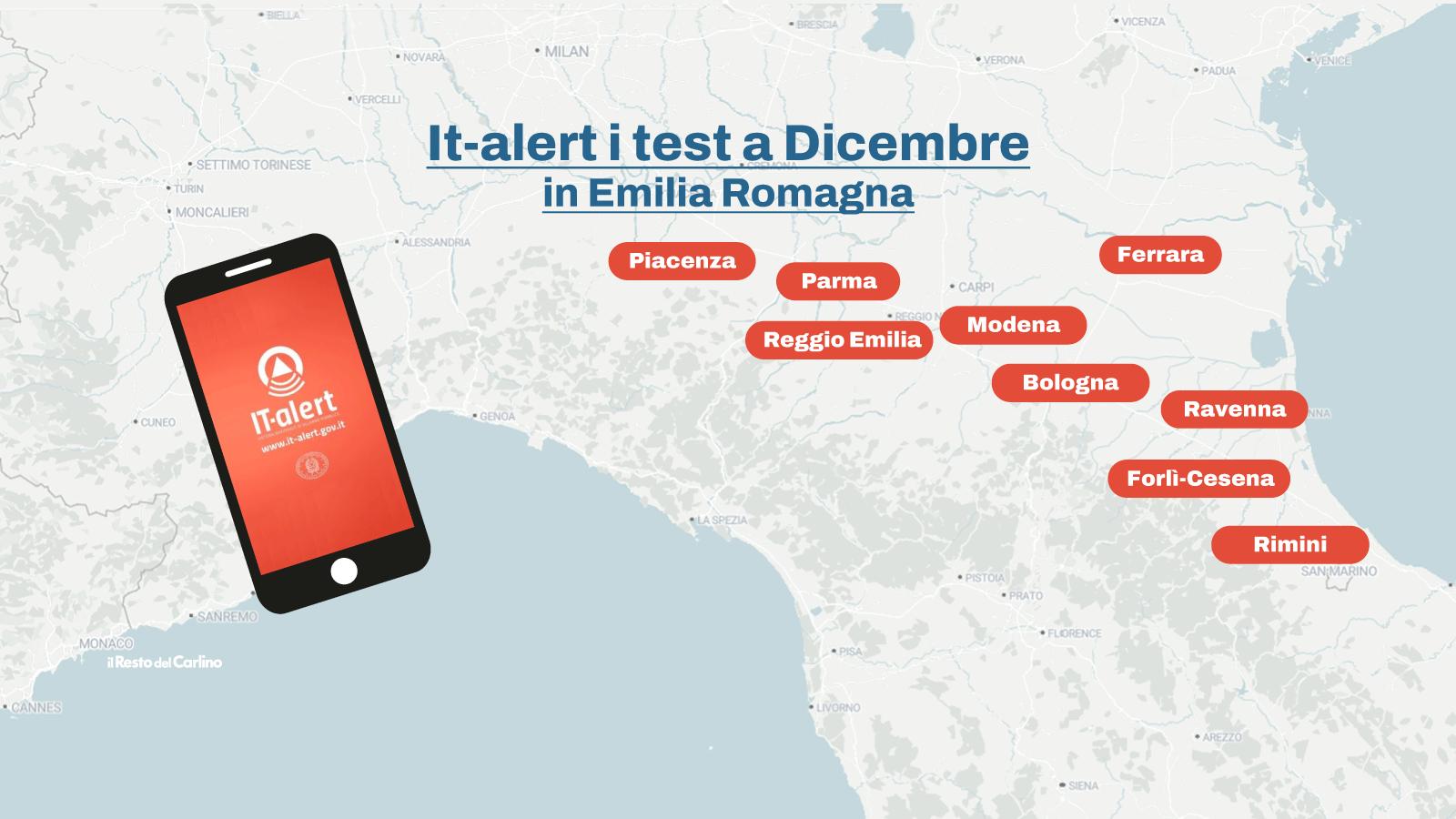 It alert in Emilia Romagna: chi riceverà il messaggio sul cellulare e quando