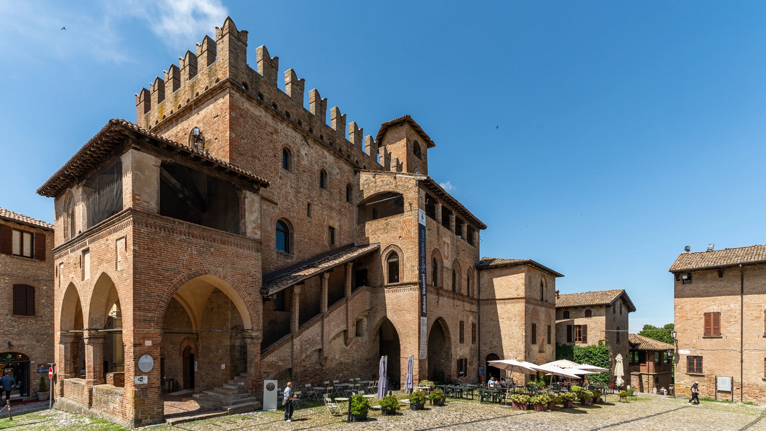 Castell’Arquato a Piacenza nella Val d’Arda