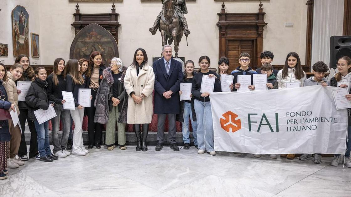 Piccoli ciceroni crescono. Gli attestati Fai ai bambini