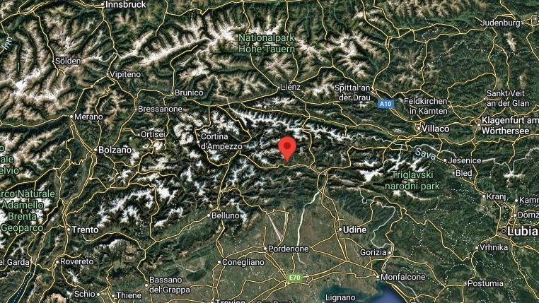 Scossa di terremoto a Raveo, provincia di Udine