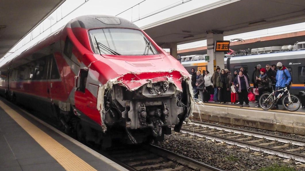 Il Frecciarossa incidentato (Tedioli)