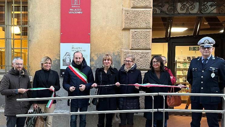 L’inaugurazione della biblioteca comunale a palazzo Vendemini a Savignano sul Rubicone