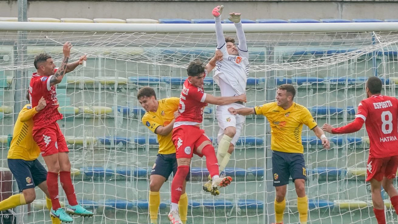 Il portiere Davide Di Stasio analizza la stagione del Fermo, sottolineando la determinazione del team e la necessità di punti per risalire in classifica.