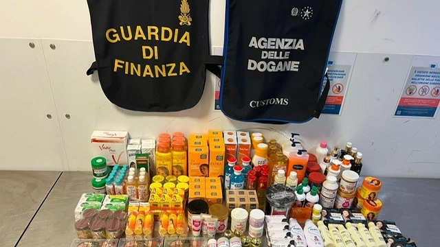 Aeroporto di Bologna, i prodotti sequestrati