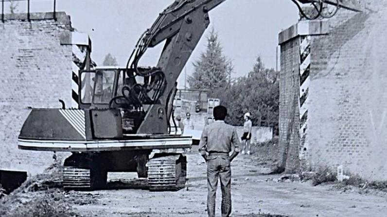 Nel 1985 nuovo ponte ferroviario sulla Madrara