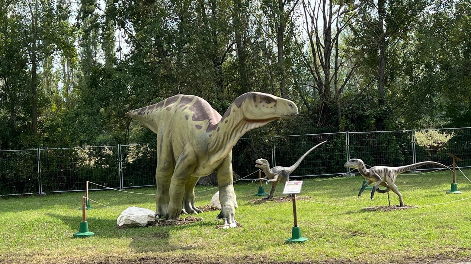 Dinosauri a grandezza naturale in mostra al Dino Park