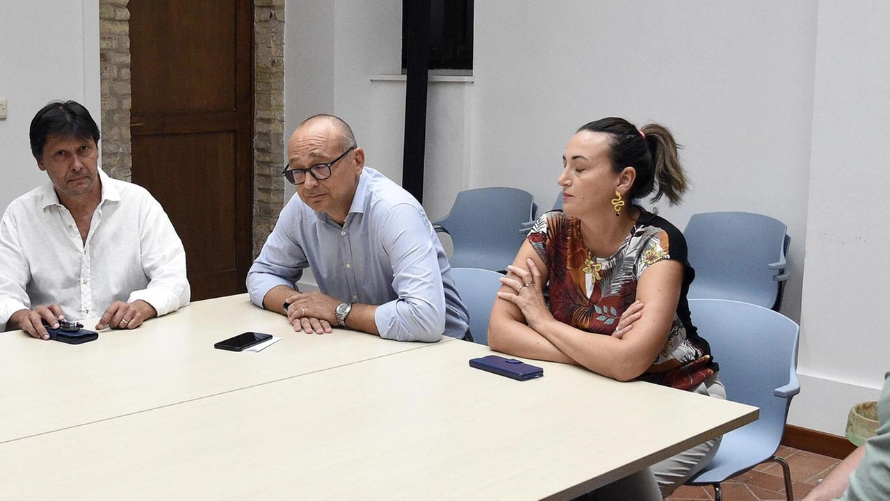 Da sinistra Tristano Luchetti, Simone Ciattaglia, Marzia Fratini e Stefano Martin