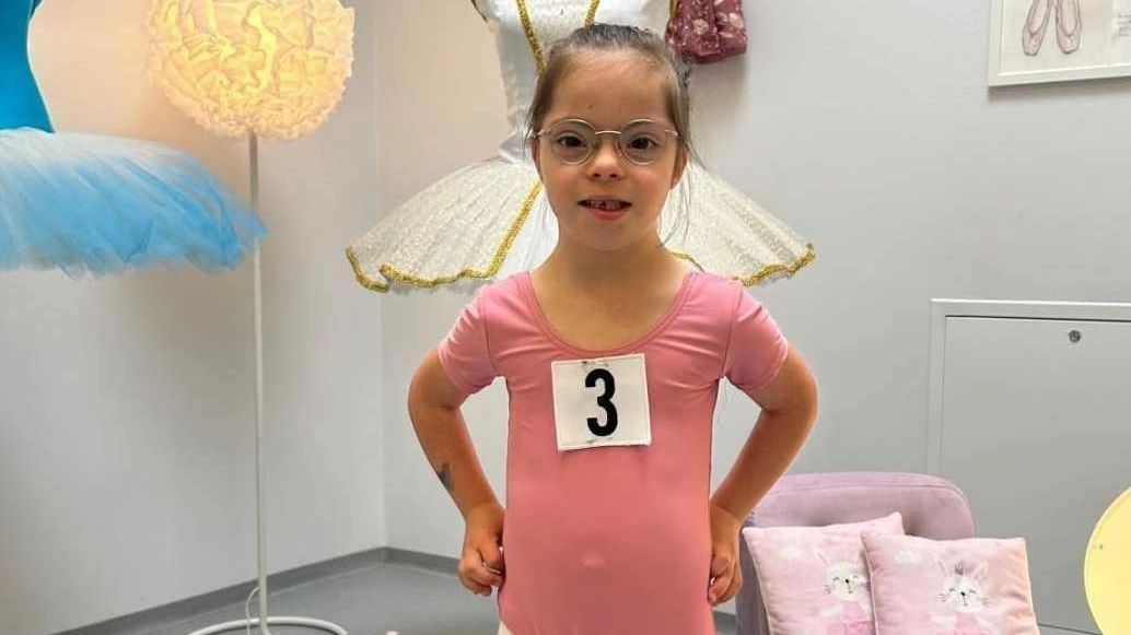 Chiara Lamacchia, 7 anni, ha passato le prime selezioni di danza classica a Londra