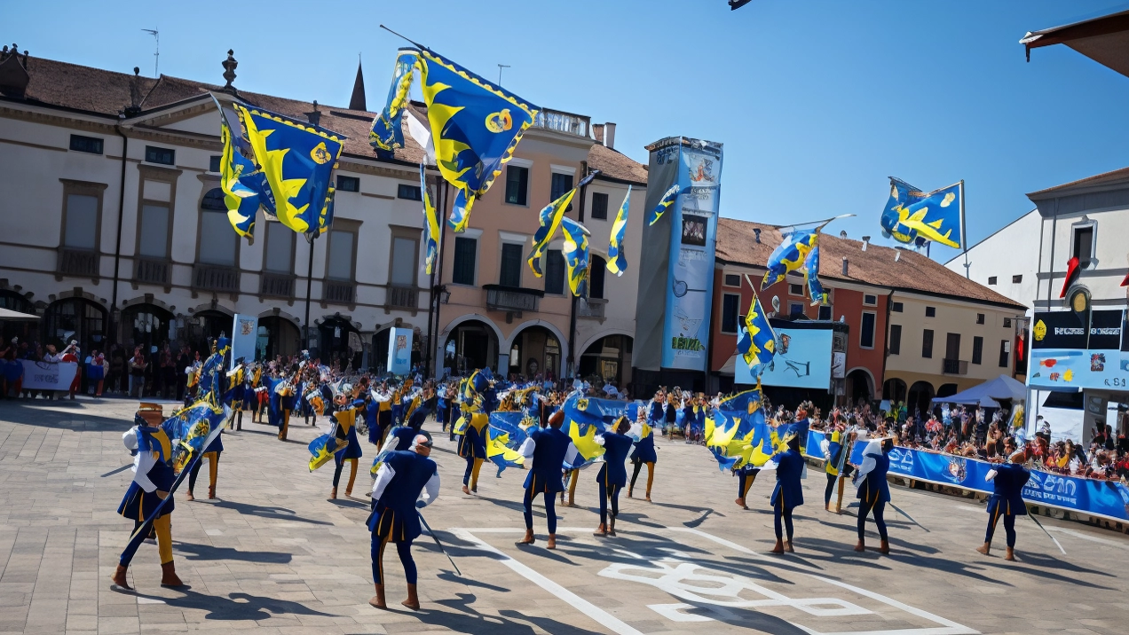 Spettacolo in piazza. Tenzone Aurea al via